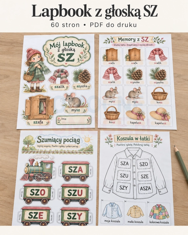 Lapbook z głoską SZ do druku.png